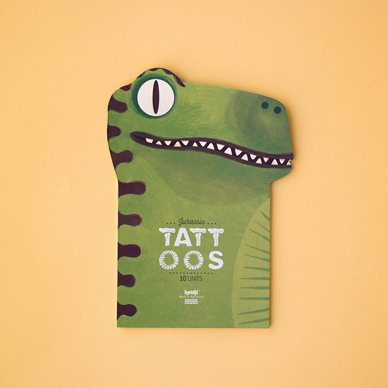 10 calcomanías de dinosaurios